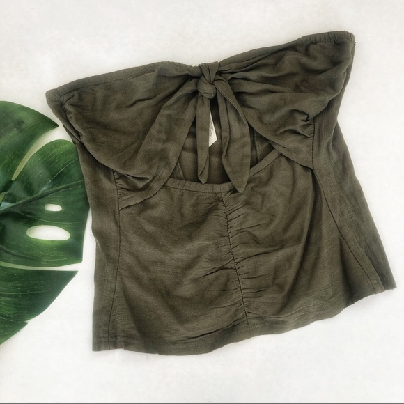 Free People Tops - Free People Intimately Tie Front Tube Top Size L